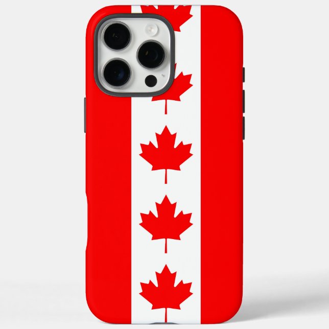 Max Funda para Apple iPhone 16 Pro Max, bandera de Can (Reverso)