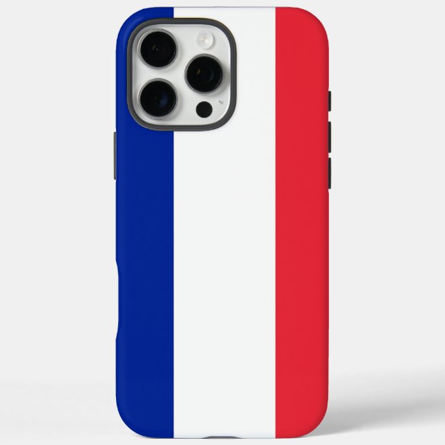 Max Funda para Apple iPhone 16 Pro Max, bandera de Fra (Reverso)