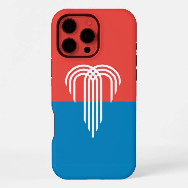 Max Funda para Apple iPhone 16 Pro Max, bandera de Kan (Reverso )