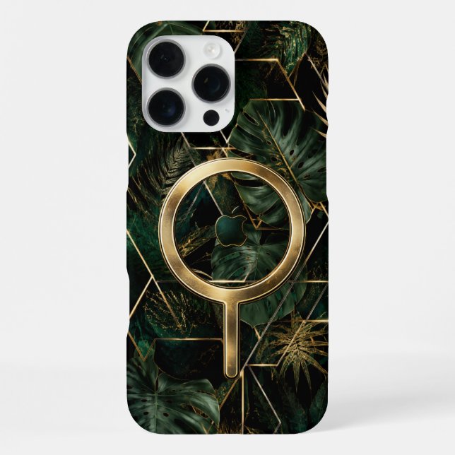 Max Funda para iPhone 16 Pro Max: MagSafe dorado de lu (Reverso )