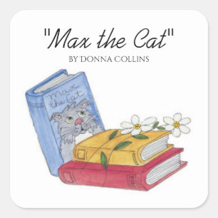 Max los Pegatinas del libro del gato