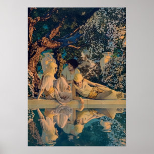 Maxfield Parrish El Jardín de Alá 1918 Arte Fino