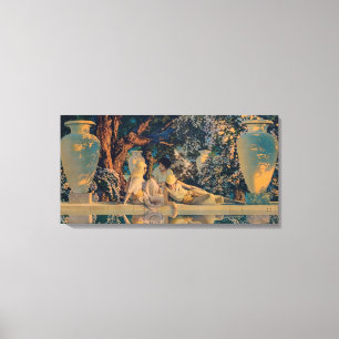 Maxfield Parrish El Jardín de Alá 1918 Arte Fino
