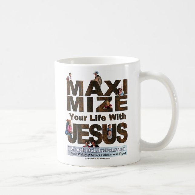 Maximice su vida con la taza de café de Jesús (Derecha)