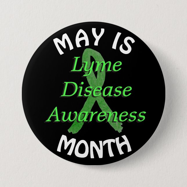 May es botón Lyme Disease Awareness Month (Anverso)