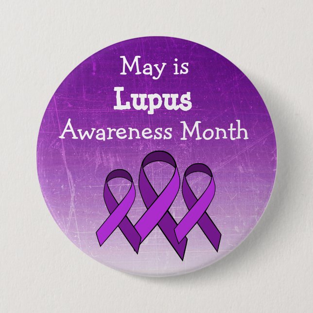 May es el botón de concientización sobre el lupus (Anverso)