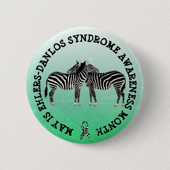 May es el botón Mes del síndrome de Ehlers-Danlos (Anverso)