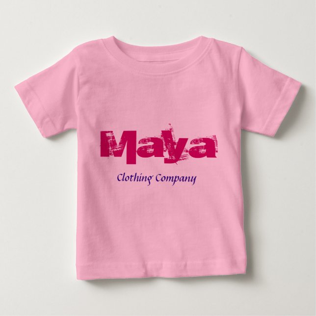 Maya Name Clothing Company Baby Camisetas (Anverso)