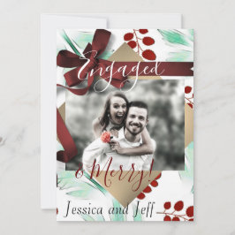 Mayberry Comprometida y Alegre Foto Navideña