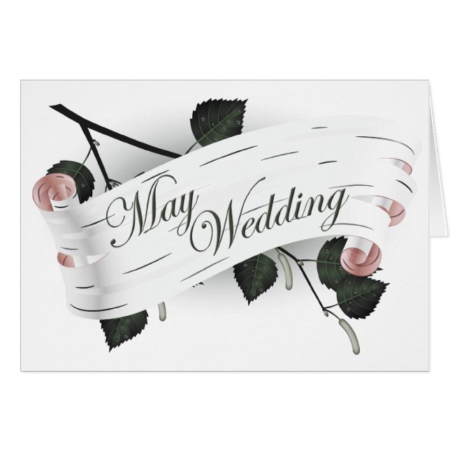 Mayo Boda : hojas de la temporada : (Anverso (Horizontal))