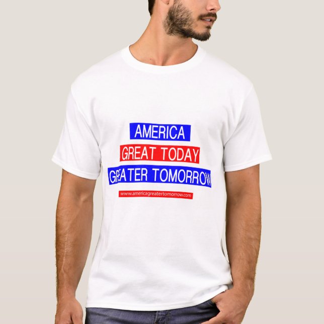 MAYOR camiseta de la MAÑANA de AMÉRICA (Anverso)