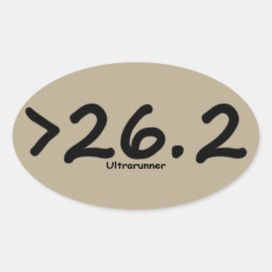 Mayor de 26,2 4) pegatinas del Ultrarunner