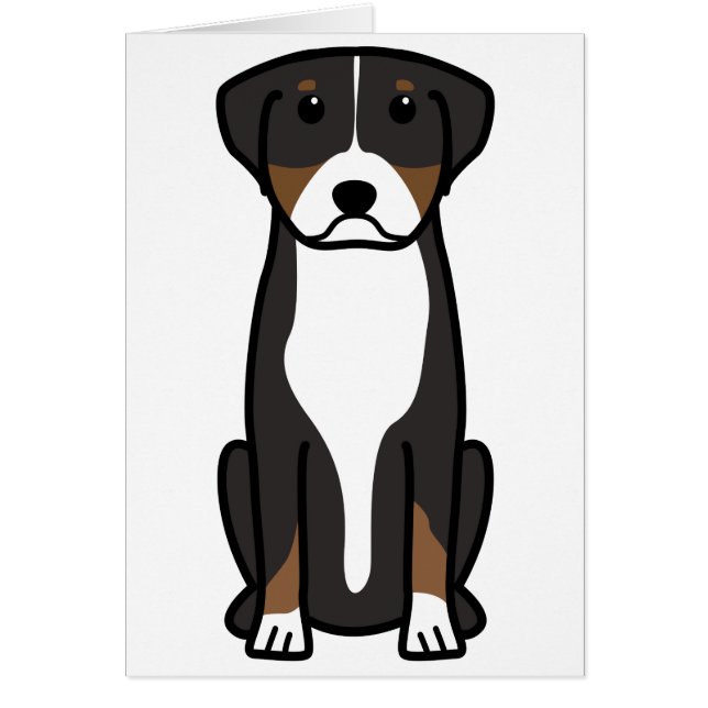 Mayor dibujo animado suizo del perro de la montaña (Frente)