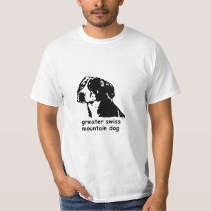 Mayor perro suizo de la montaña de la camiseta