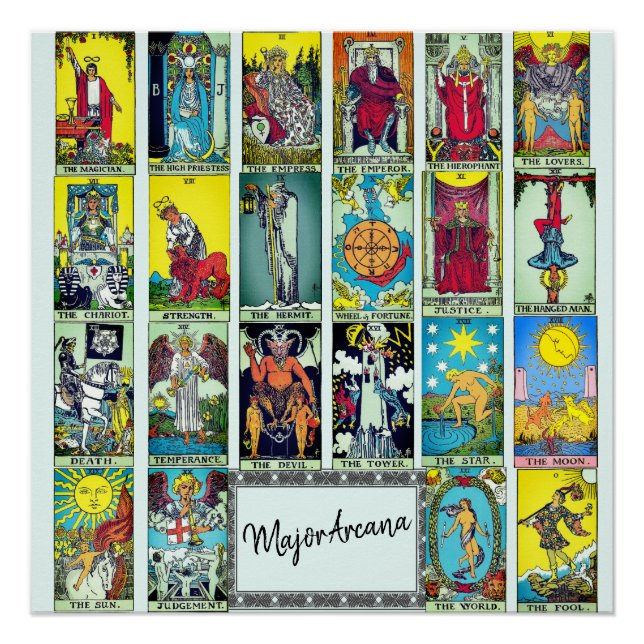 Mayor Poster Arcana Tarot (Anverso)