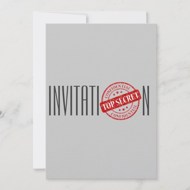 Mayor secreto de la invitación (Anverso)