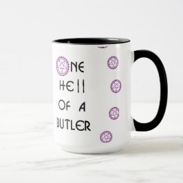 Mayordomo negro inspirado, taza