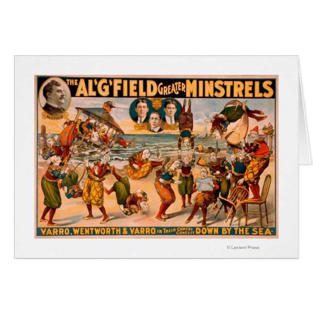 Mayores ministros - Montón de payasos en la playa (Anverso (Horizontal))