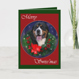 Mayores regalos suizos del navidad del perro de la