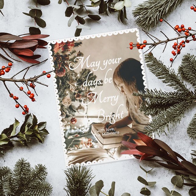 Mayoría de días tarjeta de Navidades de encaje (Subido por el creador)