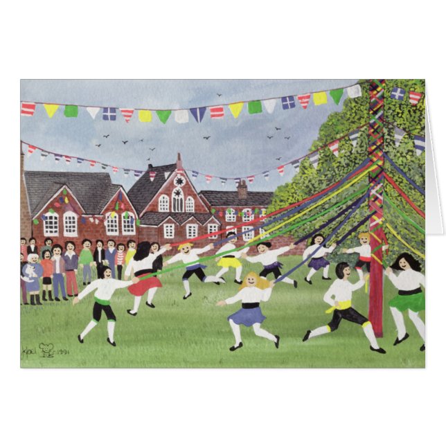 Maypole que baila 1991 (Anverso (Horizontal))