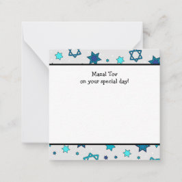 Mazal Tov en tu día especial - Tarjetas de nota pl