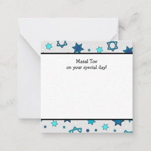 Mazal Tov en tu día especial - Tarjetas de nota pl