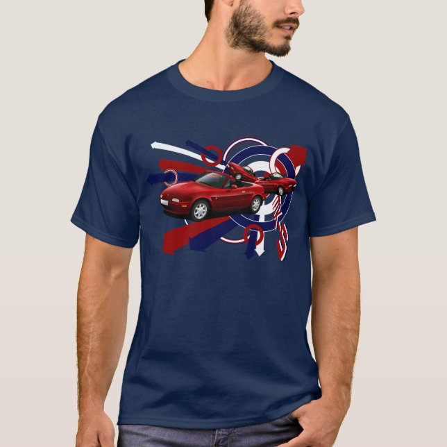 Mazda MX-5, Miata, camiseta del automóvil (Anverso)
