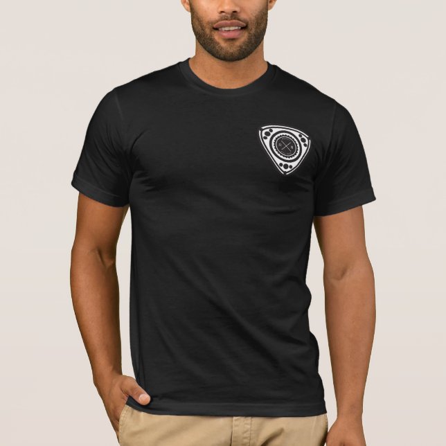 Mazda RX-8: Camisetas oscuro - Wankel. Rotatorio. (Anverso)