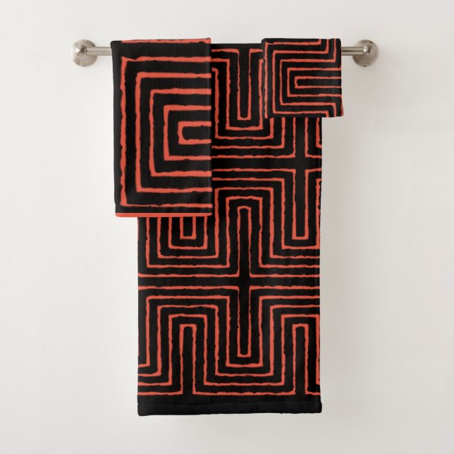 Maze Mud Cloth (In situ)