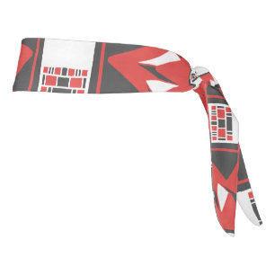 Mazipoodles Patrón Afrofuturista - Gris escarlata