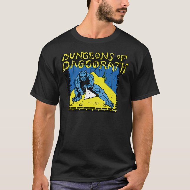 Mazmorras de la camiseta esencial de Daggorath (Anverso)
