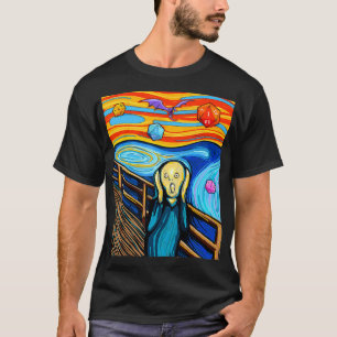 Mazmorras, la camiseta de Munch's The Scream D20, 