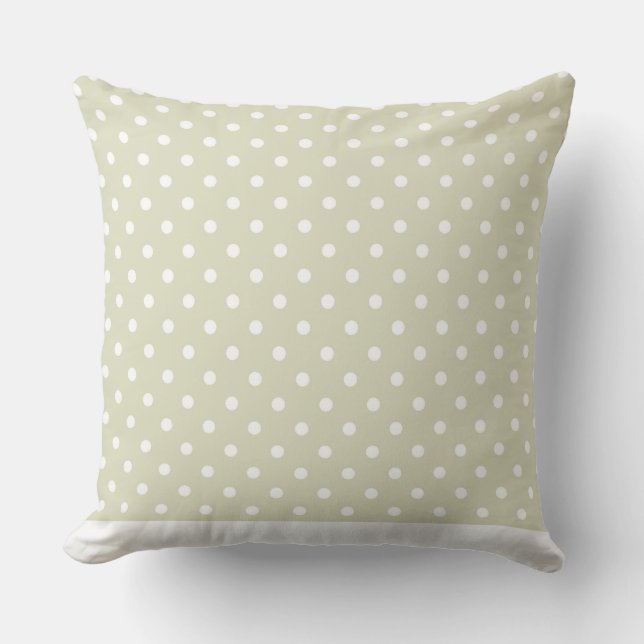 Mazo de almohada moderna con puntos blancos CH9 (Anverso)