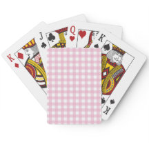 Mazo de Cartas de Cuadros Rosas