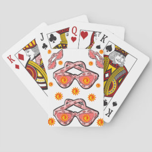 Mazo de Cartas de Juego de Girasoles