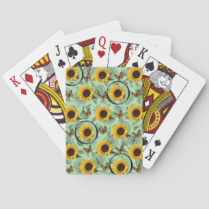 Mazo de Cartas de Juego de Girasoles