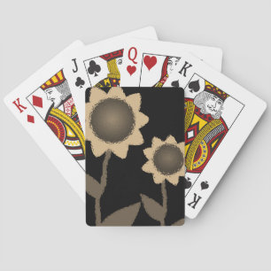 Mazo de Cartas de Juego de Girasoles