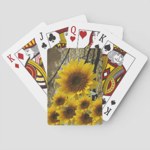 Mazo de Cartas de Juego de Girasoles