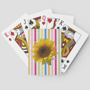 Mazo de Cartas de Juego de Girasoles