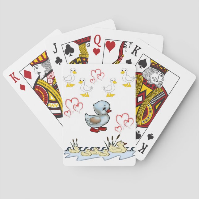Mazo de Cartas de Juego de Pato (Reverso)