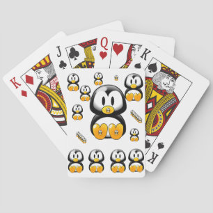 Mazo de Cartas de Juego de Pingüino
