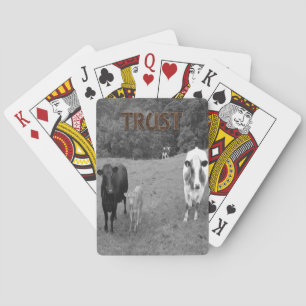 Mazo de Cartas de Juego de Vaca