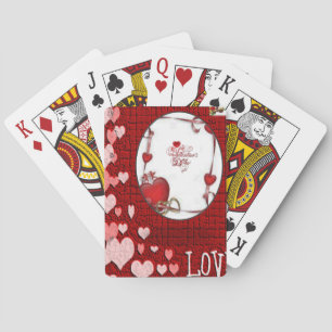 Mazo de Cartas de Juego del Día de San Valentín