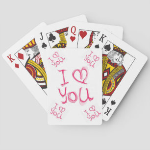 Mazo de Cartas de Juego del Día de San Valentín
