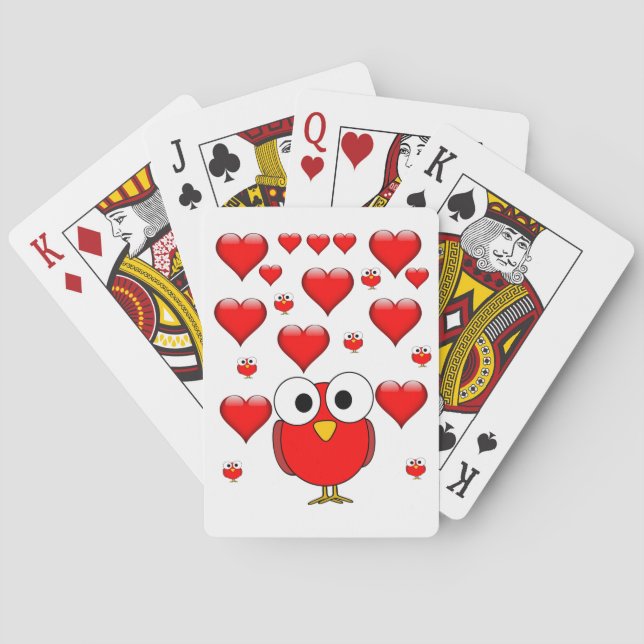 Mazo de Cartas de Juego del Día de San Valentín (Reverso)
