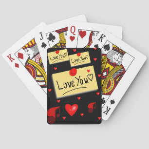 Mazo de Cartas de Juego del Día de San Valentín