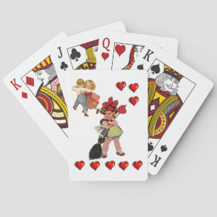 Mazo de Cartas de Juego del Día de San Valentín