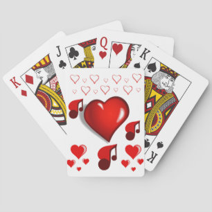 Mazo de Cartas de Juego del Día de San Valentín