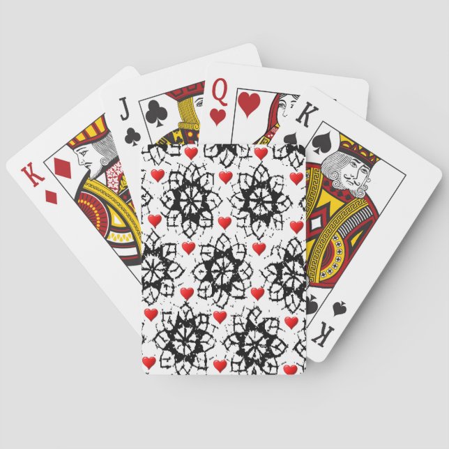 Mazo de Cartas de Juego del Día de San Valentín (Reverso)